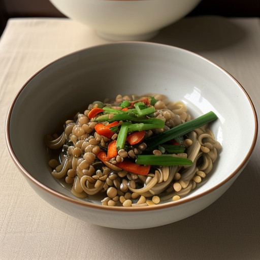 Noodles With Fresh Vegetables recipe image