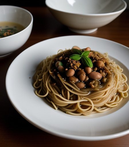 Noodles With Limabeans recipe image