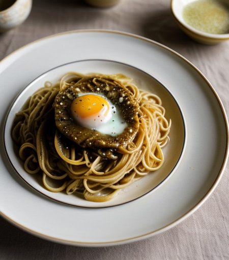Noodles With Mustard Butter recipe image