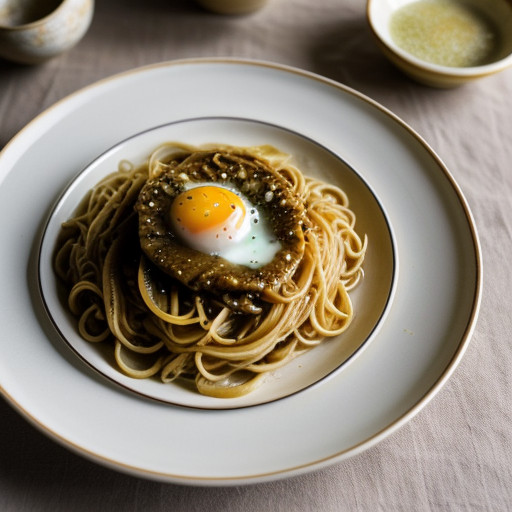 Noodles With Mustard Butter recipe image