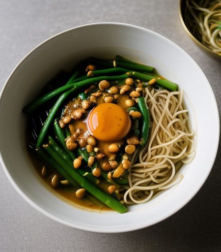 Noodles With Vegetable & Curry Sauce (Gueyt recipe image