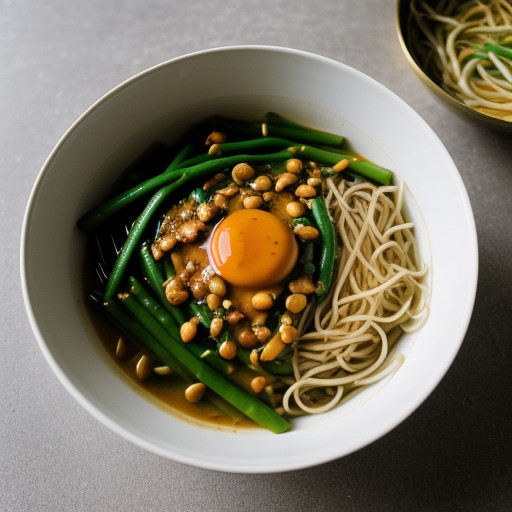Noodles With Vegetable & Curry Sauce (Gueyt recipe image