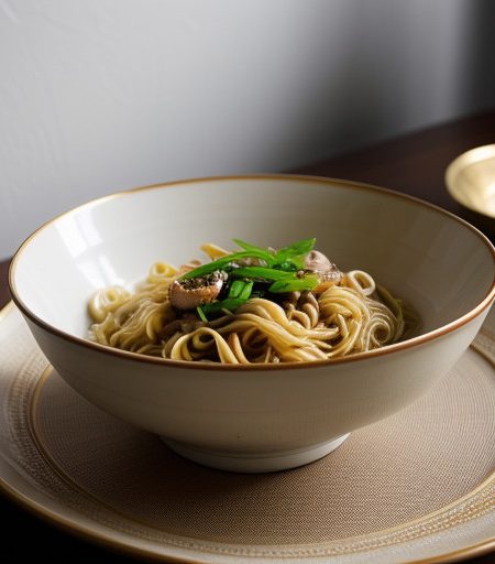 Noodles With Water Chestnuts recipe image