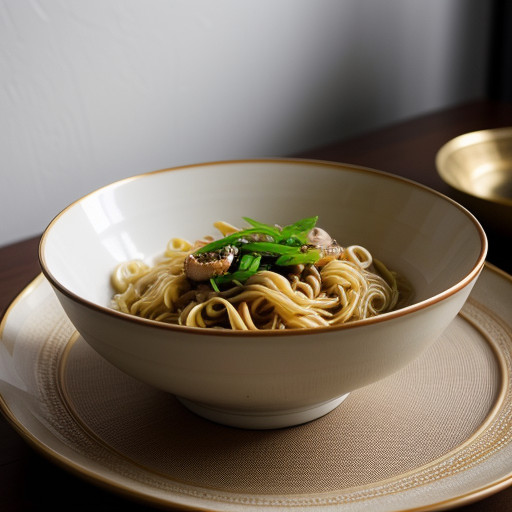 Noodles With Water Chestnuts recipe image