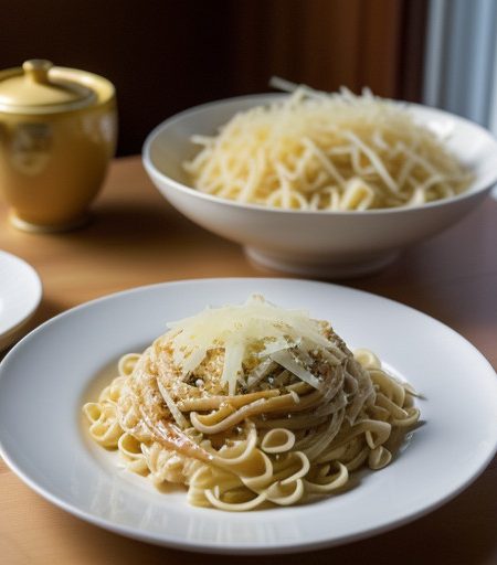 Noodles and Cheese Times Three recipe image