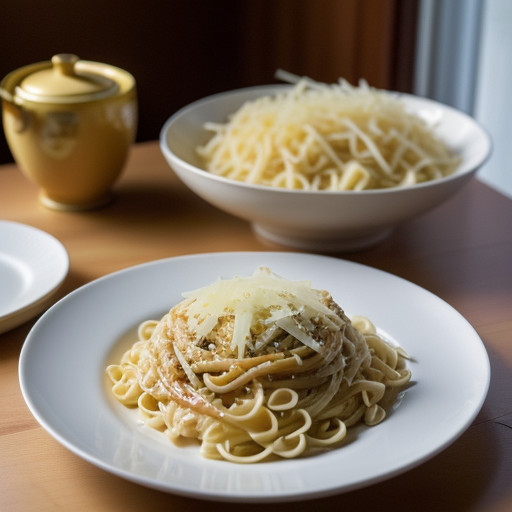 Noodles and Cheese Times Three recipe image