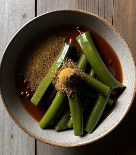 Nopalitos Con Chili (Burbank Cactus Shoots W/Chili Sauce recipe image