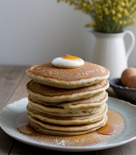 Nora Mill Whole Wheat Pancakes recipe image