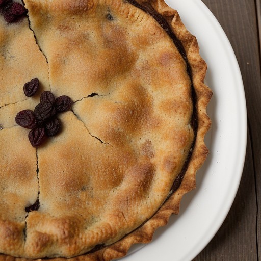 Norske Nook Sour Cream Raisin Pie recipe image