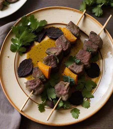 North African Orange & Lamb Kebabs recipe image