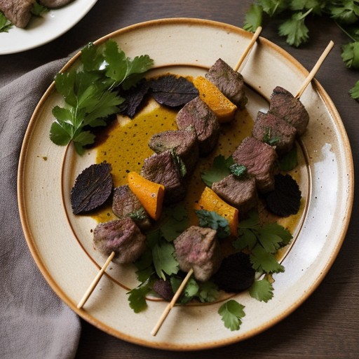 North African Orange & Lamb Kebabs recipe image