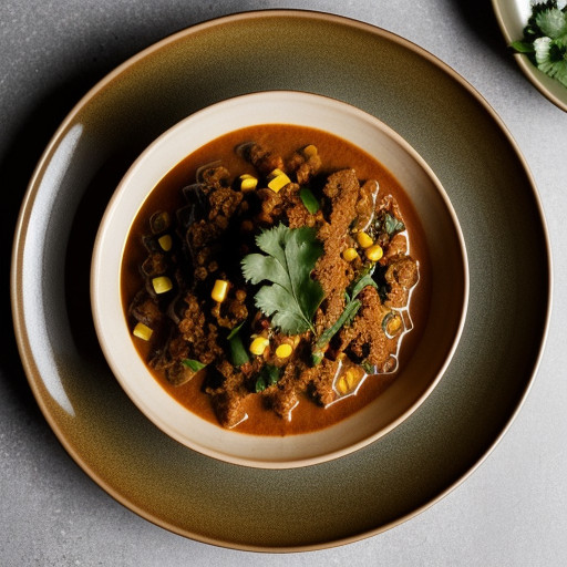 North: Moghul Beef Kheema Curry With Corn (Ma recipe image