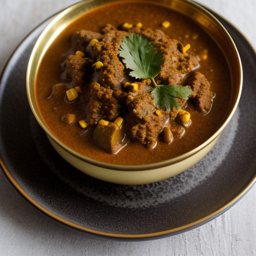 North: Moghul Beef Kheema Curry With Corn (Makkai Kheema recipe image
