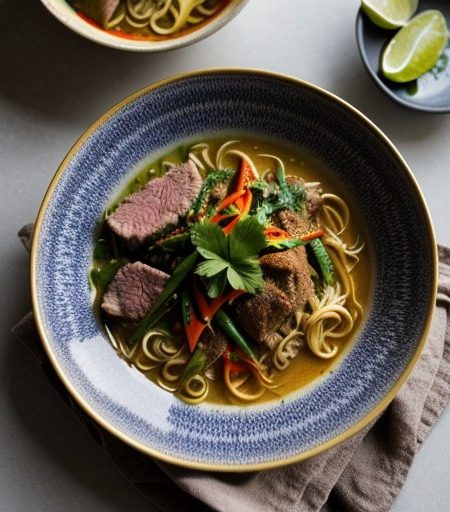 Northern Thai Curry Noodles Bwht68 A recipe image