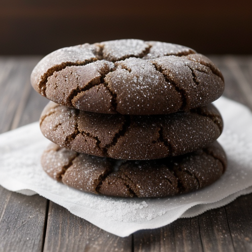 Norwegian Molasses Cookies recipe image