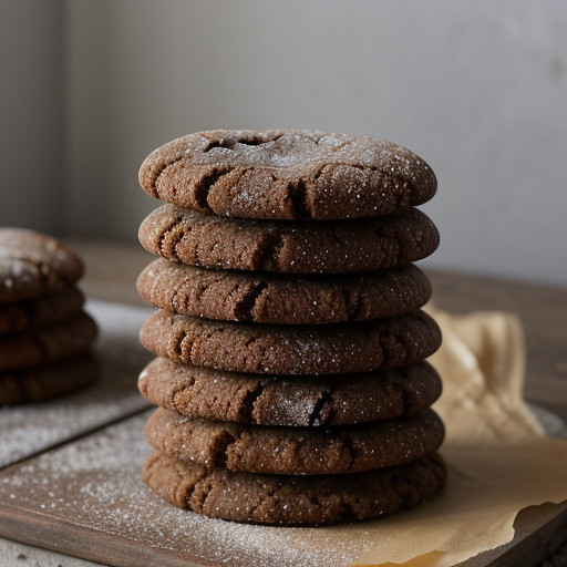 Norwegian Molasses Cookies recipe image