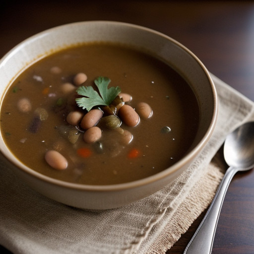 Not So Meaty Bean Soup recipe image