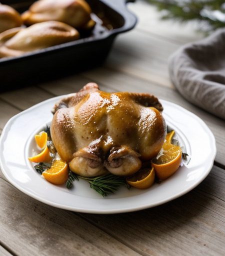 Nov-Dinner: Maple Orange Cornish Hens recipe image