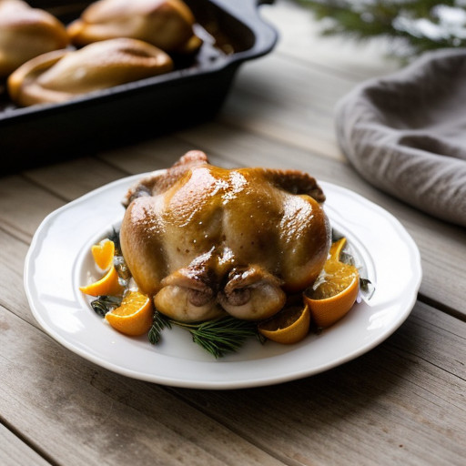 Nov-Dinner: Maple Orange Cornish Hens recipe image