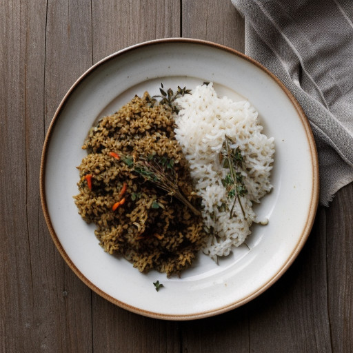 Nov-Dinner: Two-Rice & Sweet Pepper Pilaf recipe image