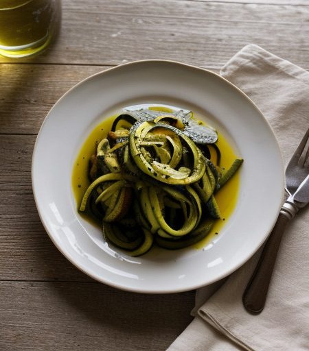 Nov-Dinner: Zucchini Ribbons recipe image