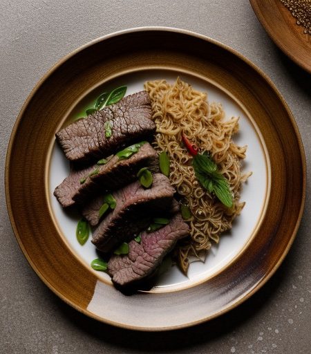 Nue Gra Pao: Stir-Fried Beef With Mint recipe image