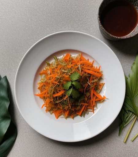 Nuoc Cham With Shredded Carrots & Daikon recipe image