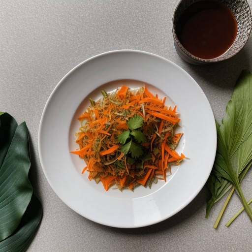 Nuoc Cham With Shredded Carrots & Daikon recipe image