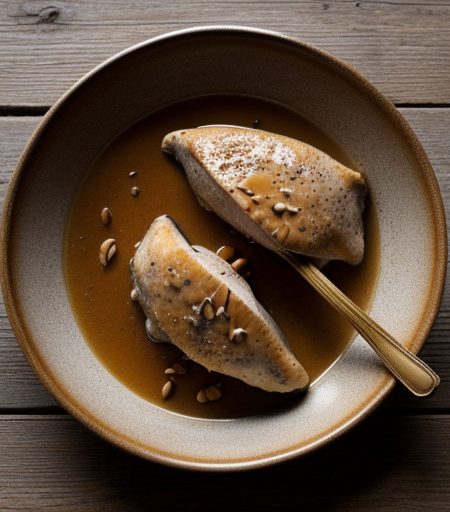 Nut-Stuffed Chicken Breast With Peanut Sauce recipe image