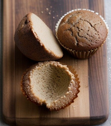 Nutmeg-Glazed Gingerbread Muffins recipe image