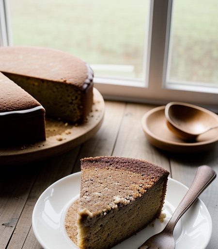 Nutmeg Pecan Cake recipe image
