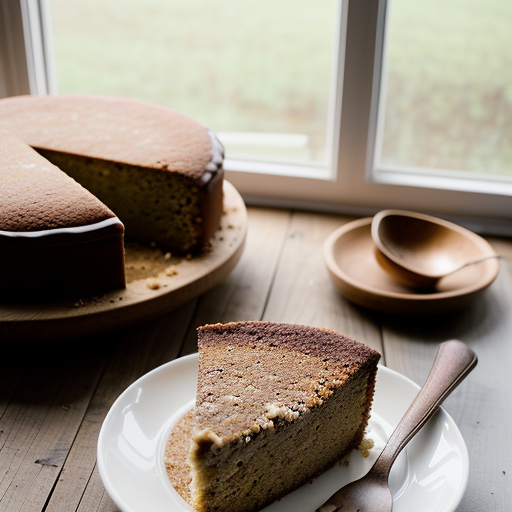 Nutmeg Pecan Cake recipe image