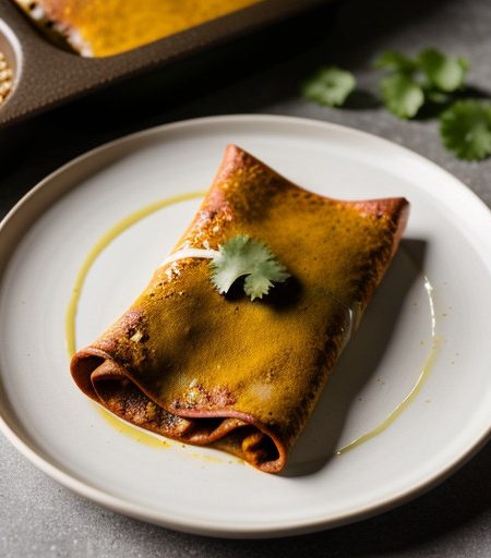 Nutrient-Rich: Spicy Bean Enchiladas recipe image