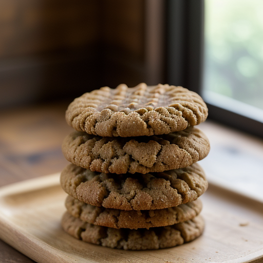 Nutritious Peanut Butter Cookies recipe image