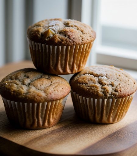 Nutty Apple Muffins recipe image
