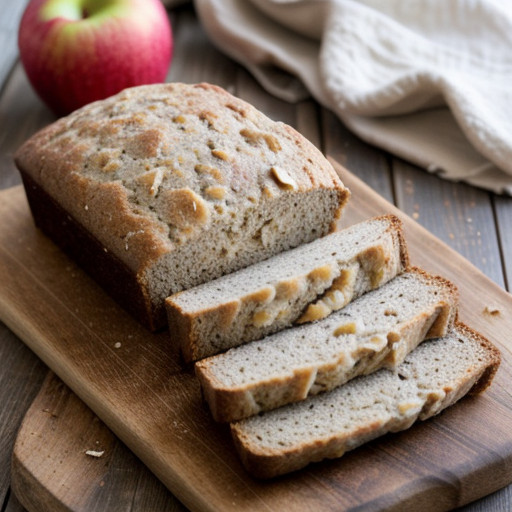 Nutty Applesauce Bread (Yields 1 Loaf recipe image