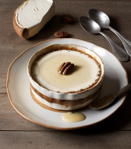 Nutty Cheese Brulee recipe image