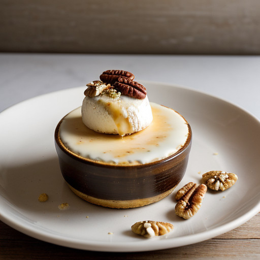 Nutty Cheese Brulee - Microwave recipe image