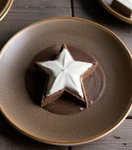 Nutty Chocolate Stars recipe image
