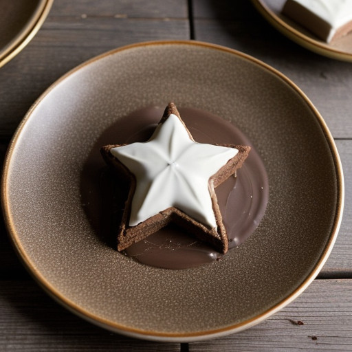Nutty Chocolate Stars recipe image