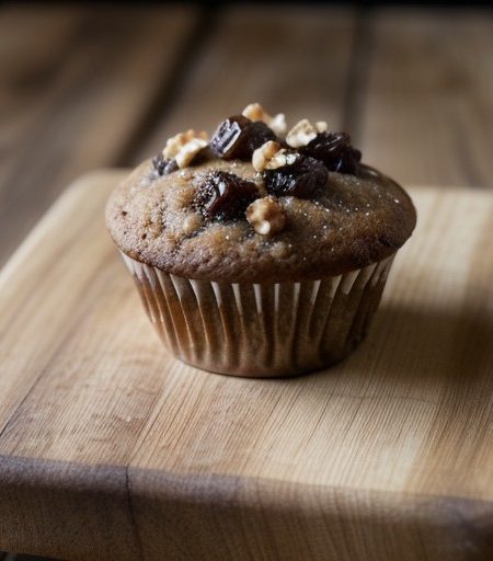 Nutty Mincemeat Muffins recipe image