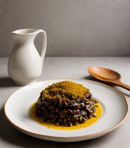 Nutty Mushroom Pilaf (Vegan recipe image
