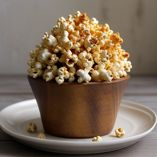 Nutty Orange Popcorn recipe image