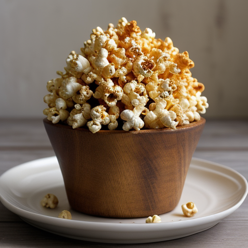 Nutty Orange Popcorn recipe image