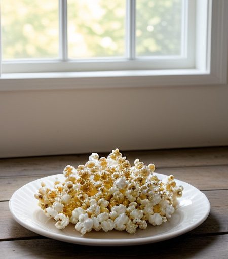 Nutty Popcorn Treats recipe image