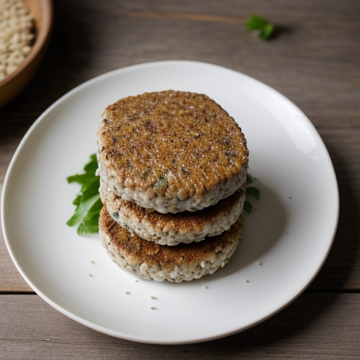 Nutty Rice Burgers recipe image