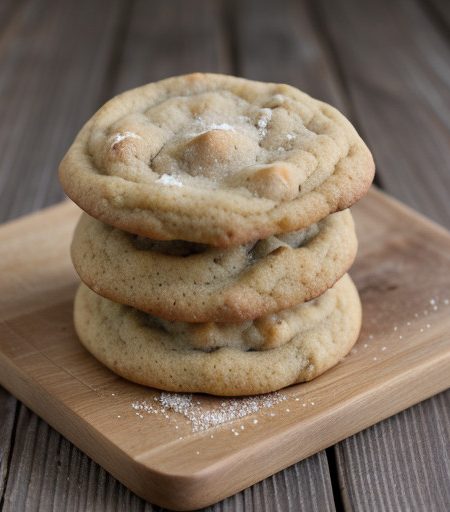 Nutty White Chunk Cookies recipe image
