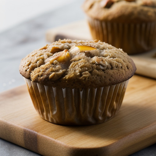 Oat-Peach Muffins recipe image