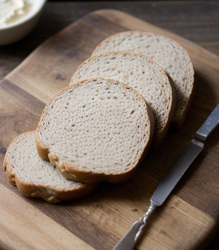Oat-Wheat Bagel Bread recipe image