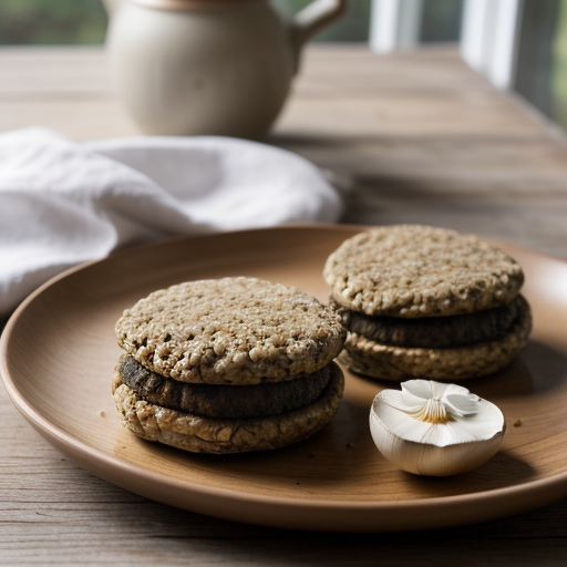 Oatburgers With Mushrooms recipe image